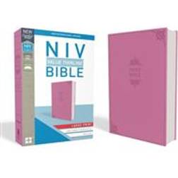 NIV, Value Thinline Bible, Large Print, Imitation Leather, Pink (Hardcover, 2017)