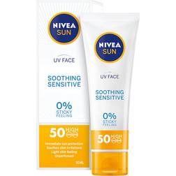Nivea Sun UV Face Soothing Sensitive SPF50 1.7fl oz