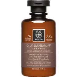 Apivita Holistic Hair Care Oily Dandruff Shampoo White Willow & Propolis 8.5fl oz
