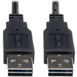 Tripp Lite Universal Reversible USB A - USB A 2.0 10.2ft