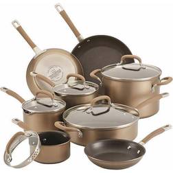 Circulon Premier Professional Hard Anodized Cookware Set with lid 13 Parts