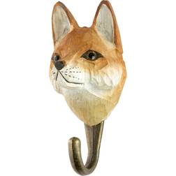 Wild Life Garden Fox Coat Hook 2.1"