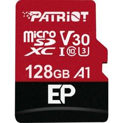 Patriot EP Series microSDXC Class 10 UHS-I U3 V30 A1 100/80MB/s 128GB +Adapter