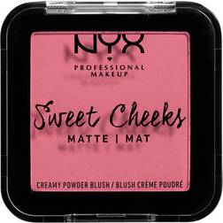NYX Sweet Cheeks Creamy Powder Blush Matte Rose & Play