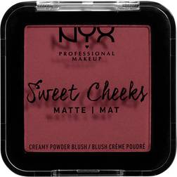 NYX Sweet Cheeks Creamy Powder Blush Matte Bang Bang