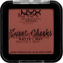 NYX Sweet Cheeks Creamy Powder Blush Matte Totally Chill