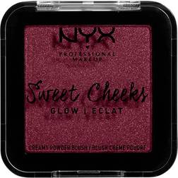 NYX Sweet Cheeks Creamy Powder Blush Glow Red Riot