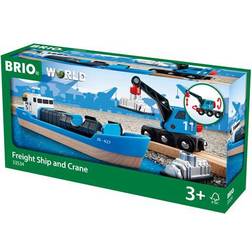 BRIO Freight Ship & Crane 33534
