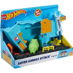 Hot Wheels City Gator Garage Attack Playset