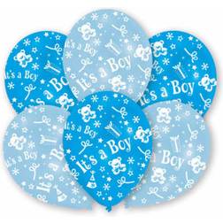 Amscan Latex Ballon All Round Printed Its A Boy Blue 6-pack