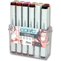 Copic Sketch Skin Markers 12-pack