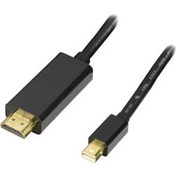 HDMI - DisplayPort Mini F-M 2m