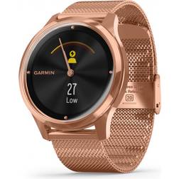 Garmin Vivomove Luxe 42mm Stainless Steel Case with Milanese Band