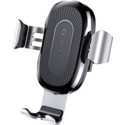 Baseus Air Duct Gravity Car Holder with Qi Wireless Charger