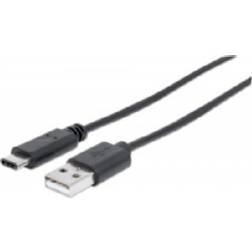 Manhattan Hi-Speed USB A - USB C 2.0 3.3ft