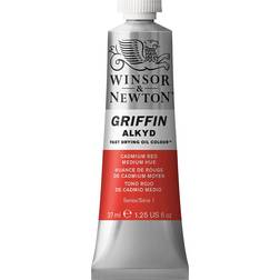 Winsor & Newton Griffin Alkyd Fast Drying Oil Colour Cadmium Red Hue 37ml