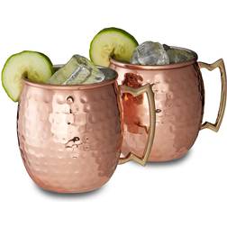 Relaxdays Moscow Mule Becher 50cl 2Stk.