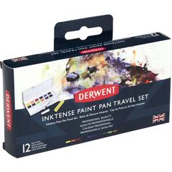 Derwent Inktense Paint Pan Travel Set Palette 01