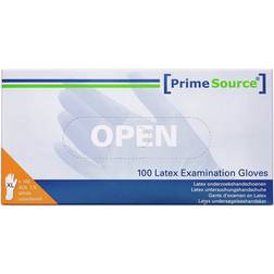 Prime Source Latex Examination Gloves 100-pack