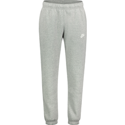 Nike Sportswear Club Fleece Joggers - Dark Gray Heather/Matte Silver/White