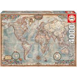 Educa The World Executive Map 4000 Pieces