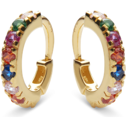 Maanesten Nubia Color Earrings - Gold/Multicolour