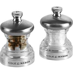 Cole & Mason Button Pfeffermühle, Salzmühle 2Stk. 6.7cm