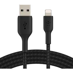 Braided Boost Charge USB A-Lightning 3m