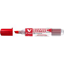 Pilot V-Board Master Begreen Red 6mm Chisel Tip Marker Pen