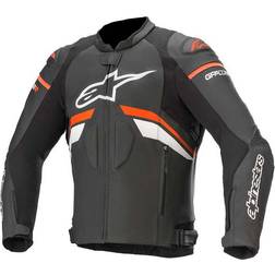 Alpinestars GP Plus R V3 Leather Jacket Black/Neon-Red/White Herren