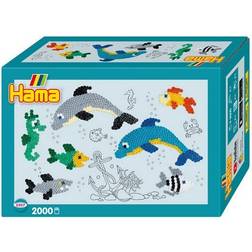 Hama Beads Gift Box Dolphins