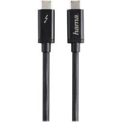 Hama Thunderbolt 3 USB C - USB C M-M 0.5m