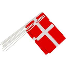 Creativ Company Decor Waving Flags Denmark 10-pack