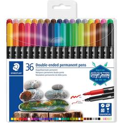 Staedtler 3187 Double Ended Permanent Pen 36-pack