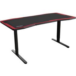Nitro Concepts D16M Carbon Gaming Desk - Black/Red, 1600x825x800mm
