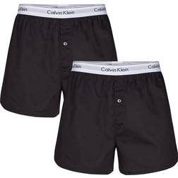 Calvin Klein Modern Cotton Slim Fit Boxers 2-pack - Black