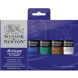 Winsor & Newton Artisan Water Mixable Oil Colour Beginners Set 6x37ml Tubes
