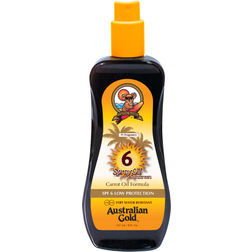Australian Gold Spray Oil Sunscreen Carrot Oil Formula SPF6 8fl oz