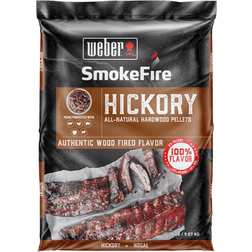 Weber Hickory All-Natural Hardwood Pellets 9kg 190102