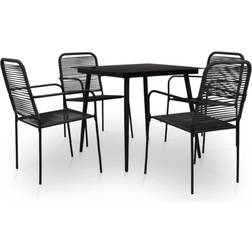 vidaXL 48569 Patio Dining Set, 1 Table incl. 4 Chairs