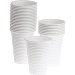 Plastic Mug 20cl White 100-pack