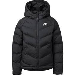 Nike Older Kid's Fill Jacket - Black/White (CU9157-010)