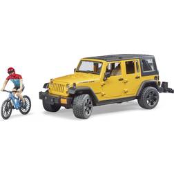 Bruder Jeep Wrangler Rubicon with Mountain Mike & Cyclist