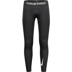 Nike Pro Warm Tights Men - Black/Black/White
