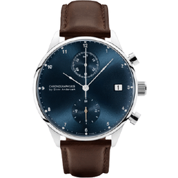 About Vintage 1815 Chronograph Steel/Blue Sunary