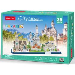 CubicFun Cityline Bavaria 178 Pieces