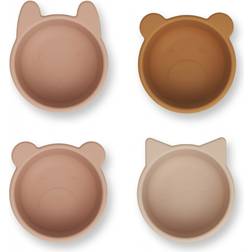 Liewood Malene Silicone Bowl 4-pack