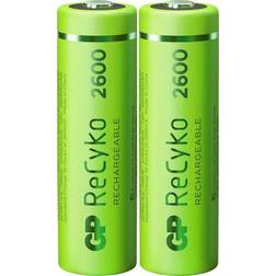 GP Batteries ReCyko AA Battery 2600mAh 2-Pack