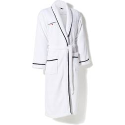 Lord Nelson Victory Coral Rock Bathrobe - White