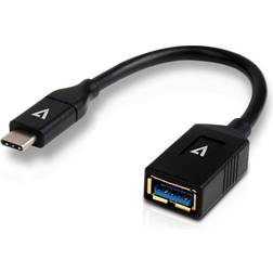 V7 USB C-USB A M-F Adapter 0.1m